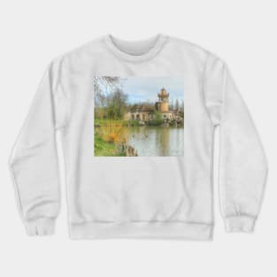 Marlborough Tower from across the lake Crewneck Sweatshirt